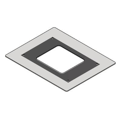 Vidro Reto Para Coifa De Ilha 60 Cm