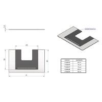 Vidro Reto Para Coifa De Parede 75 Cm - 2