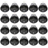 Kit Interruptor Grill E Lâmpada Fornos Embutir - 20 Peças Preto Bivolt - 1