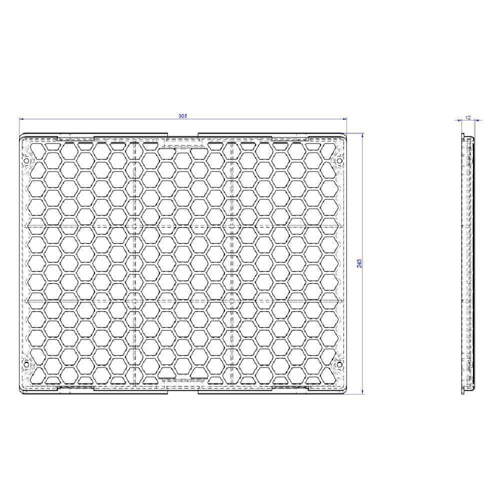 Filtro Carvão Ativado Coifas Ilhas Fogatti-nardelli-terim Preto - 2