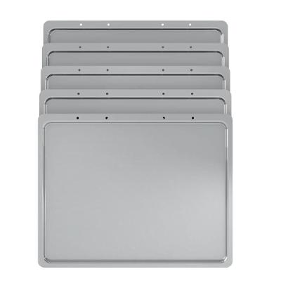 Kit Bandeja De Alumínio Para Forno De Bancada 60l 5 Peças Prata