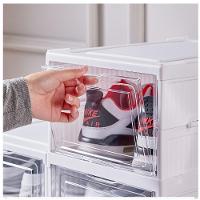 Armario Dobravel 3 Andares Sapateira Organizador De Brinquedos Automatico Caixa Empilhavel Multiuso - 5