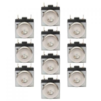 Kit Timer Mecânico Haste Curta Forno Elétrico - 10 Peças Metálico Bivolt