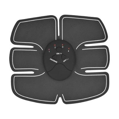 Cinta Tonificadora Muscular Abdômen Estimulador Muscular Abdominal Elétrico Ems 6 Packs Cor:preto