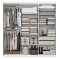 Guarda Roupa Casal Presence 6 Portas Branco Acetinado - Thb - 2