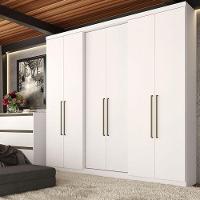 Guarda Roupa Casal Presence 6 Portas Branco Acetinado - Thb - 4