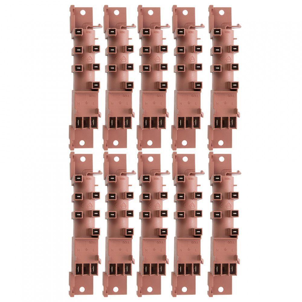 Kit Usina Para Cooktop De 5 Bocas - 10 Peças Vermelho Bivolt - 1