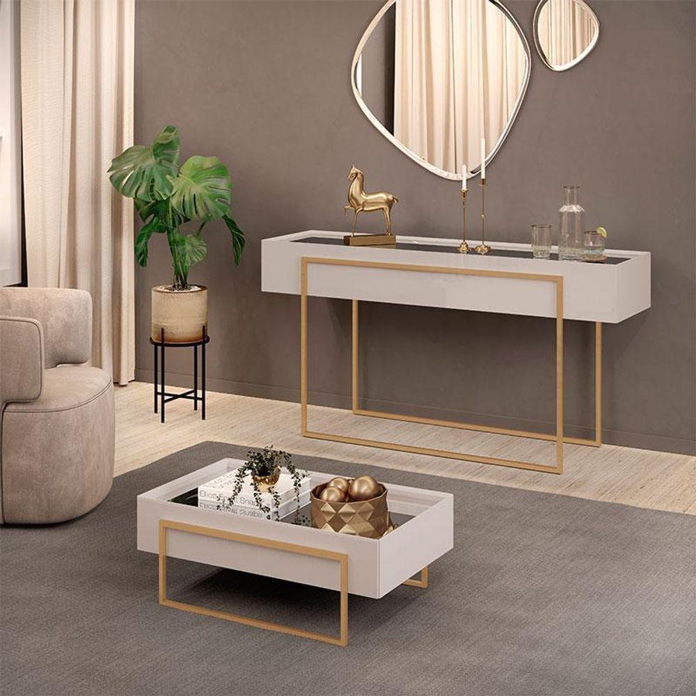 Aparador E Mesa De Centro Pilar Bali – Dj Móveis - 6