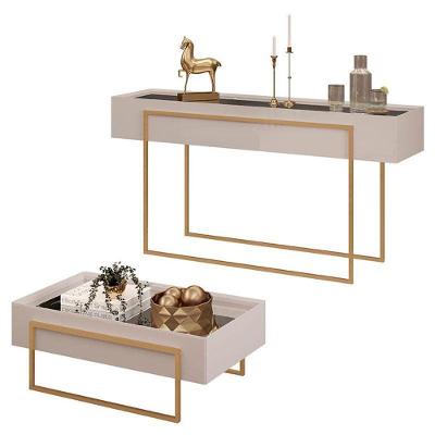 Aparador E Mesa De Centro Pilar Bali – Dj Móveis