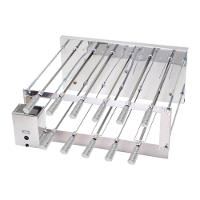 Churrasqueira Giratória Rotativa Aço Inox Crid 11 Espetos Bivolt - 1