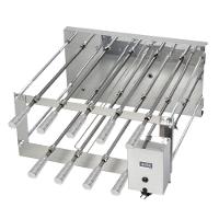Churrasqueira Giratória Rotativa Aço Inox Crid 09 Espetos Bivolt - 1