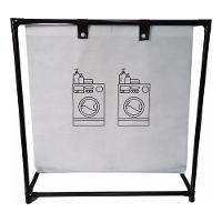 Cesto Roupa Suja Lavanderia Organizador Forro Removivel Dobravel Brinquedos Multiuso Desmontavel Quarto Banheiro - 6