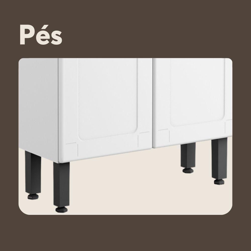 Armário Paneleiro De Aço 3 Portas Branco Múltipla Bertolini Branco - 5