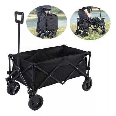 Carrinho Mao Portatil Camping Praia Dobravel 100kg Transporte Mercado Pesca Pacotes Viagem Multiuso Acampamento Reforcad