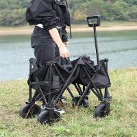 Carrinho Mao Portatil Camping Praia Dobravel 100kg Transporte Mercado Pesca Pacotes Viagem Multiuso Acampamento Reforcad - 5