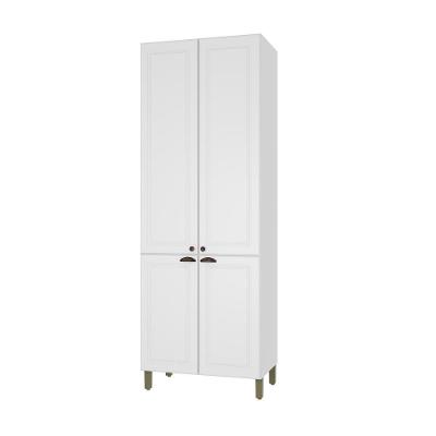 Paneleiro Duplo 4 Portas Firenze Branco Indekes Branco
