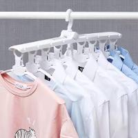 Cabide Organizador Magico 8 Em 1 Triplica Guarda Roupa Multiplica Espaco Giratorio Multifuncional Dobravel Cabideiro Ara - 5