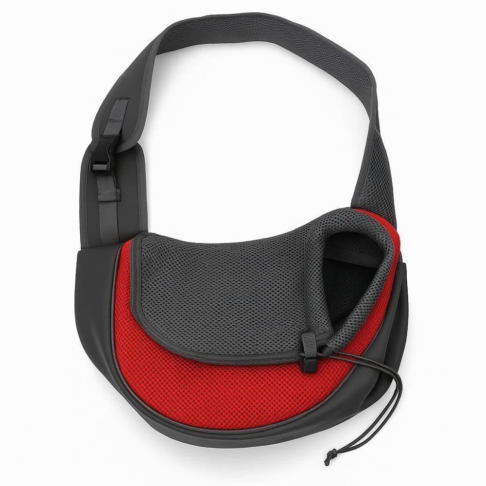 Bolsa Transporte Cachorro Gato Mala De Ombro Passeio Canguru Pet Com Bolsos Viagem Ombro Porta Celular Tiracolo Transver - 2