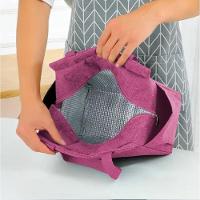 Bolsa Termica Grande Academia Parque Piquinique Marmita Frutas Alca 2 Bolsos Multiuso Luxo Rosa - 3