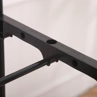 Cabideiro Arara De Roupa 2 Prateleiras Sapateira Organizador Varal Guarda Roupa Loja Quarto Luxo - 5