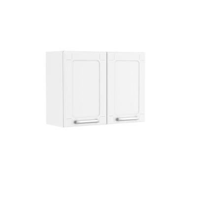Armário Aéreo Alto De Aço 2 Portas Branco Múltipla Bertolini Branco