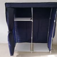 Guarda Roupa Cabideiro Portatil Sapateira Organizadora Multiuso Quarto Closet Camping Praia Roxo - 5