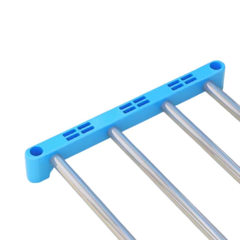 Estante Multiuso Organizador Livros Brinquedos 5 Prateleiras Empilhavel Quarto Banheiro Lavanderia Roupas Modular Azul - 6