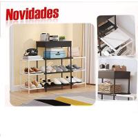 Estante Modular Multiuso Sapateira 11 Prateleiras Organizador Tenis Brinquedos Rack Multiuso 4 Andares Guarda Tudo - 6
