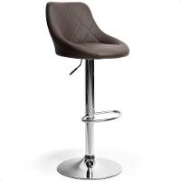 Kit 04 Banqueta Alta Giratória Milano Cozinha Americana Bar Marrom Café - 2