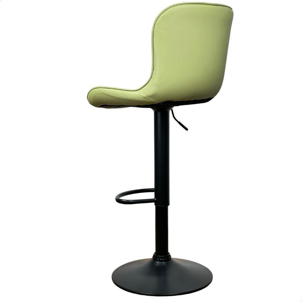 Banqueta Para Cozinha Americana Alta Bar Balcão P080 Kit 02 Unidades Verde - 5