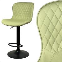 Banqueta Para Cozinha Americana Alta Bar Balcão P080 Kit 02 Unidades Verde - 8