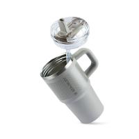 Copo Com Canudo Flip Straw Quencher Stanley Protour 591ml Ash - 5