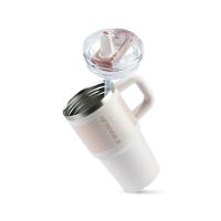 Copo Com Canudo Flip Straw Quencher Stanley Protour 591ml Rose Quartz - 5