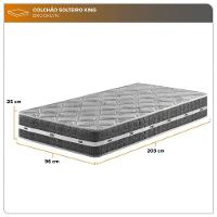 Colchão Solteiro Brooklyn Ortopédico Espuma D45 Extra Firme Preto - 3