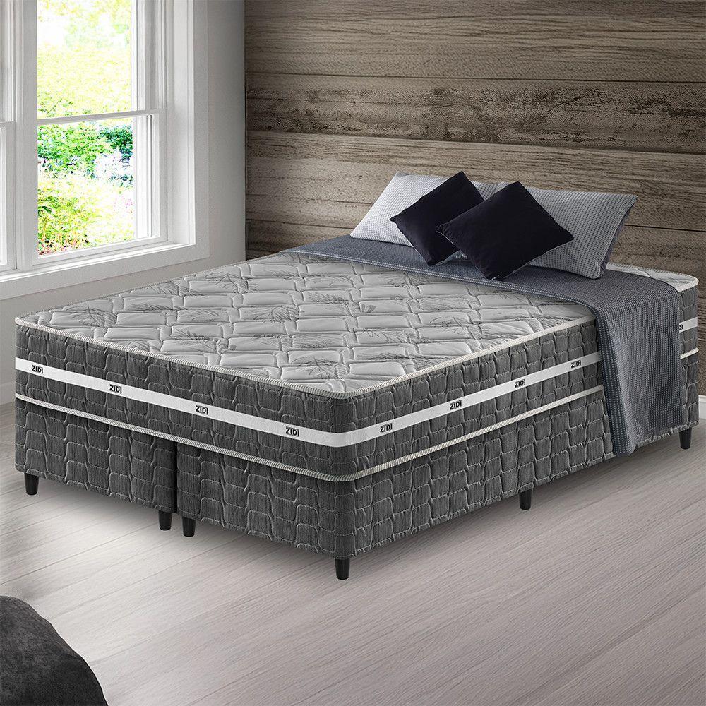 Colchão King Brooklyn Ortopédico Espuma D45 Extra Firme Preto - 2