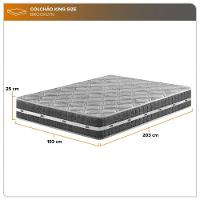Colchão King Brooklyn Ortopédico Espuma D45 Extra Firme Preto - 3