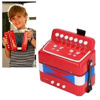 Sanfona Infantil 3 Baixos Acordeon Mini Gaita Estilo Profissional