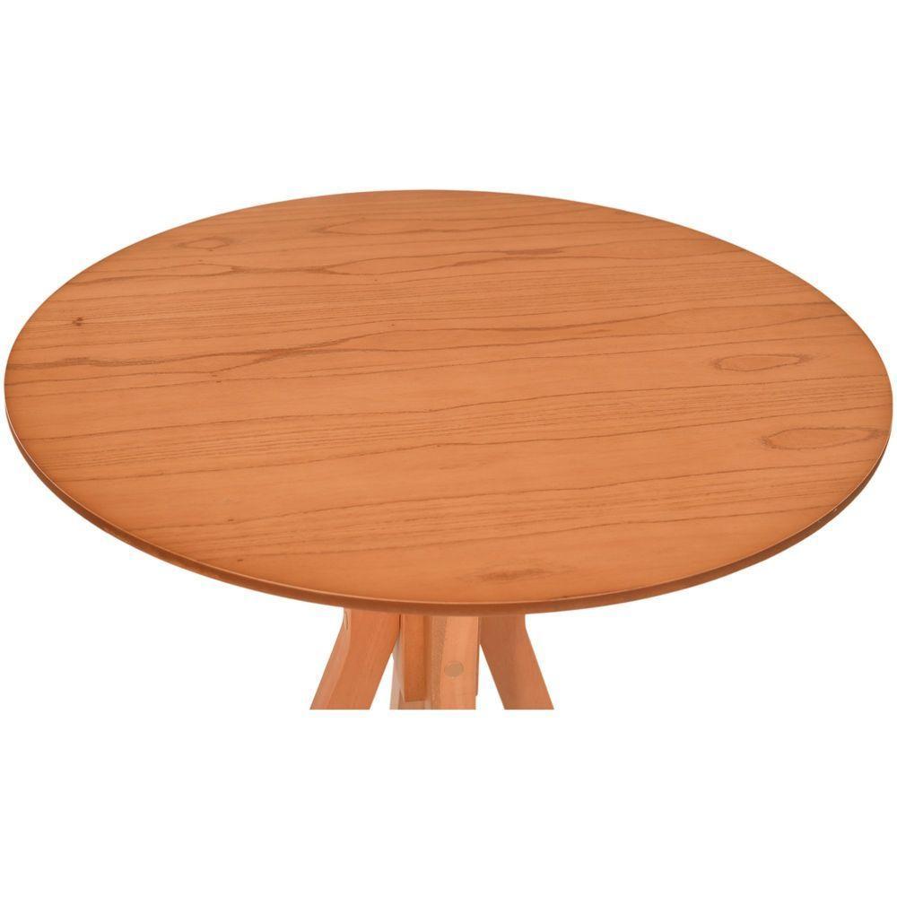 Mesa Bistrô Olímpia Alta Madeira Maciça Tampo Lâminado Amêndoa - 4