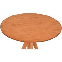 Mesa Bistrô Olímpia Alta Madeira Maciça Tampo Lâminado Amêndoa