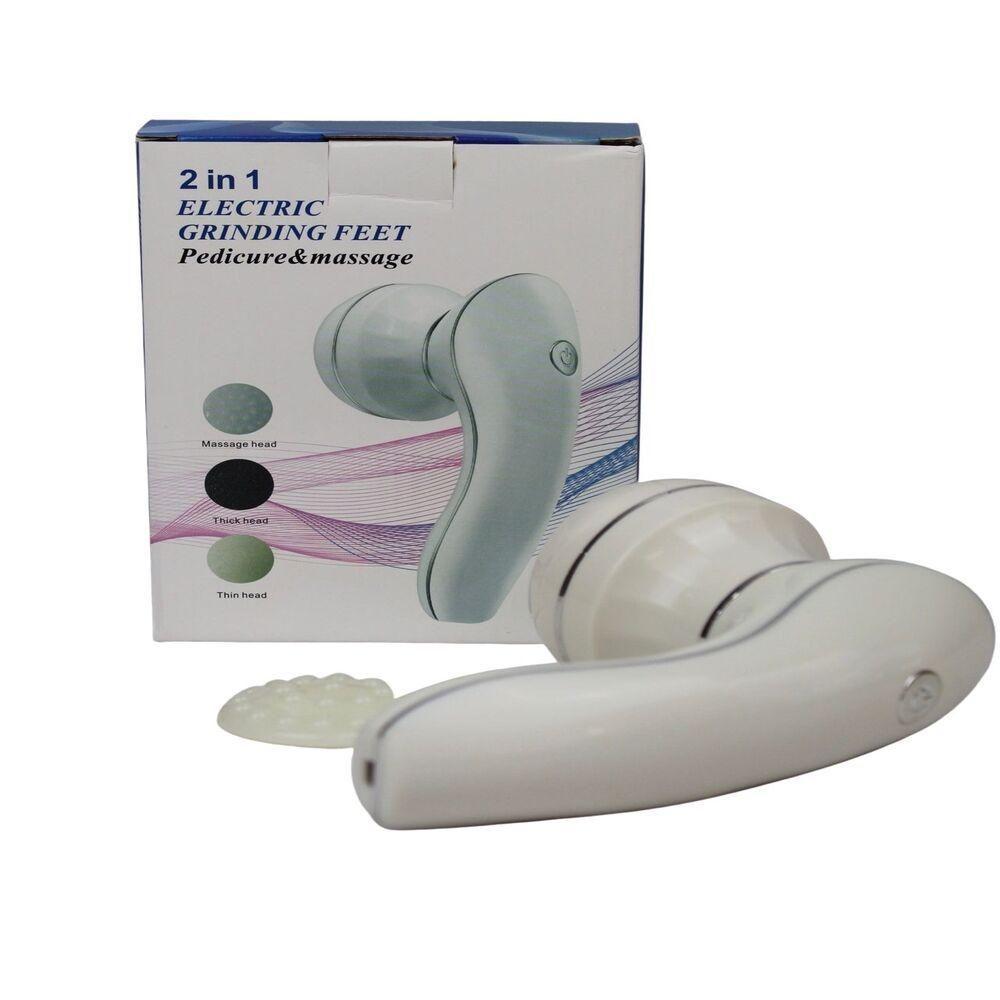 Removedor Calos Eletrico Lixa Pes Esfoliador Massageador Raspador Pele Grossa Rachaduras Rotativa Recarregavel - 6