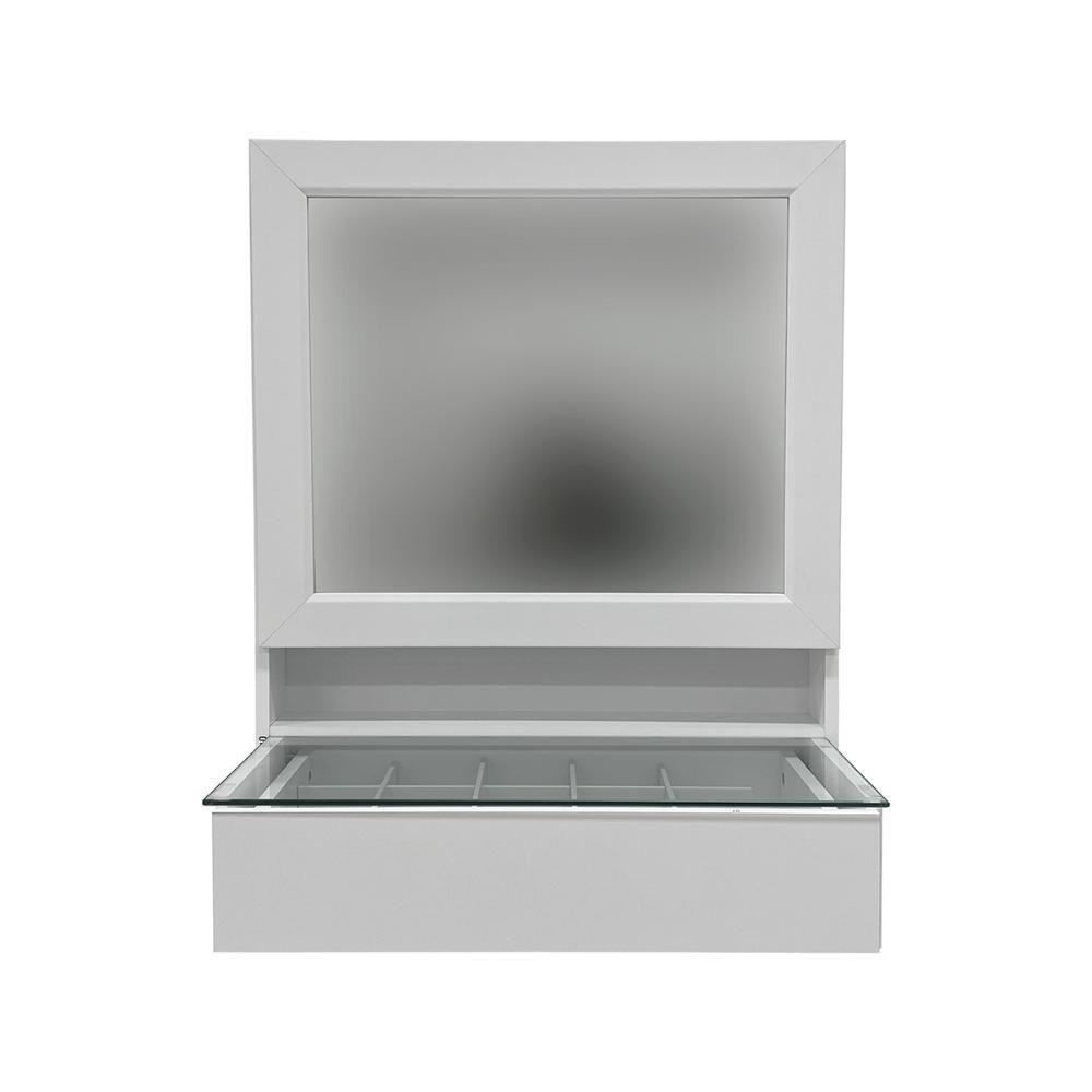 Penteadeira Suspensa Ditalia 1 Gaveta Branco Pe-130 - 4