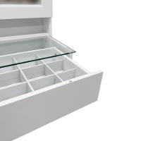 Penteadeira Suspensa Ditalia 1 Gaveta Branco Pe-130 - 6