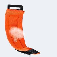 Pulseira Seguranca Infantil Ajustavel Cordinha Passeio Publico Protetor Bebe Crianca Com Trava Laranja - 7