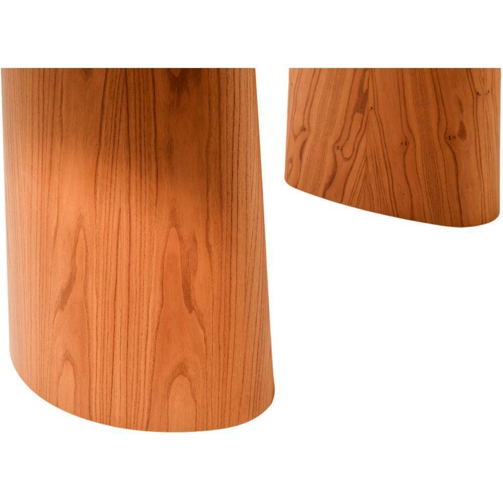 Mesa Jantar Jurerê Com Base E Tampo Lâminado Em Madeira De Cinamomo 220x110 Amêndoa - 8