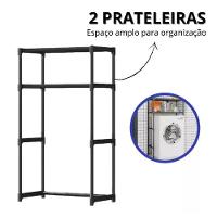 Organizador Prateleira Cozinha Banheiro 2 Andares Sapateira Armario - 5