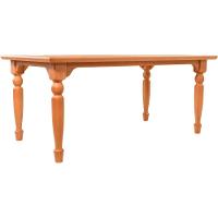 Mesa Jantar Atlanta Madeira Maciça Amendoa Tampo Lâminado 180x100 Pes Torneados - 6