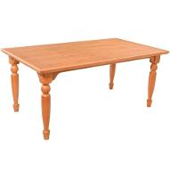 Mesa Jantar Atlanta Madeira Maciça Amendoa Tampo Lâminado 180x100 Pes Torneados - 10