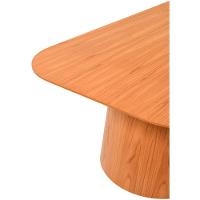 Mesa Jantar Jurerê Com Base E Tampo Lâminado Em Madeira De Cinamomo 180x110 Amêndoa - 7