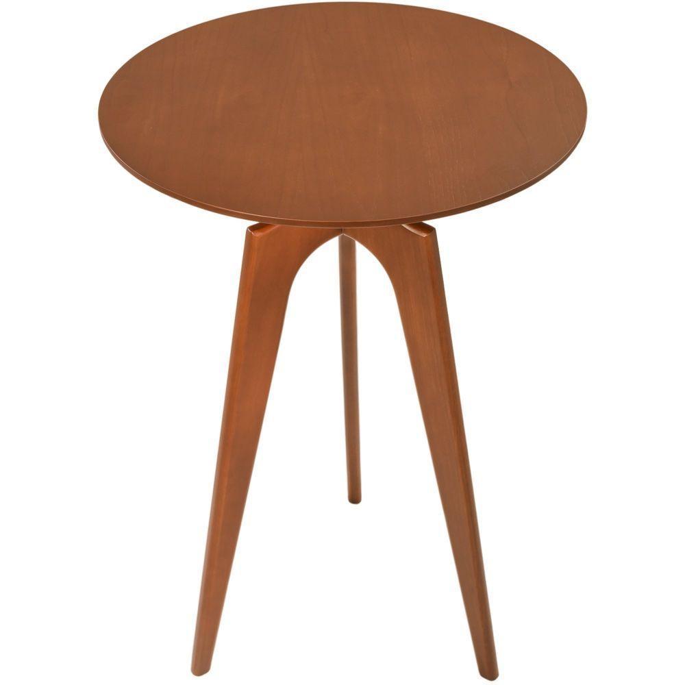 Mesa Bistrô Grécia Alta Madeira Maciça Tampo Lâminado Castanho - 5