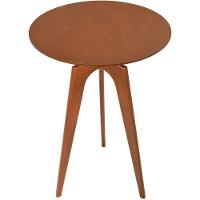 Mesa Bistrô Grécia Alta Madeira Maciça Tampo Lâminado Castanho - 5